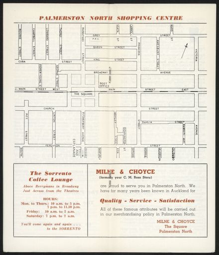 Visitors Guide Palmerston North and Feilding: December 1960 - 7