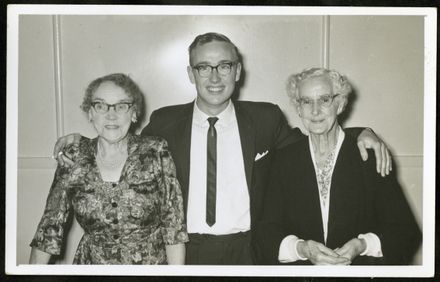 Tony Evans Collection: Catherine Evans, Tony Evans and Edith Shortt at Tony's 21st