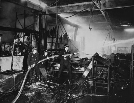 Fire at Ralta factory, Tremaine Avenue