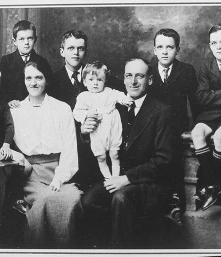 Mary and William Hopcroft with Family