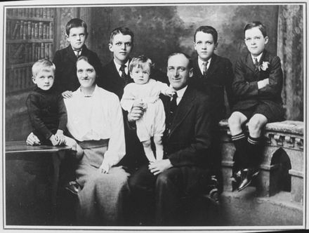 Mary and William Hopcroft with Family