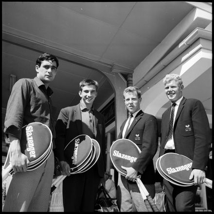 "English Tennis Team In City"