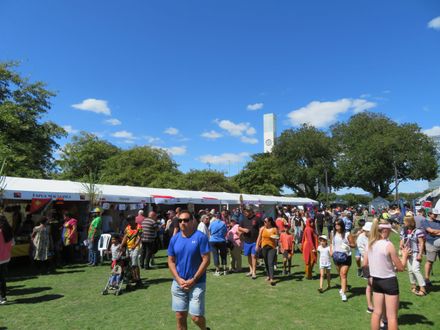 Crowds at the Festival of Cultures
