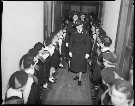"Miniature Guard of Honour" - (Girls Brigade)