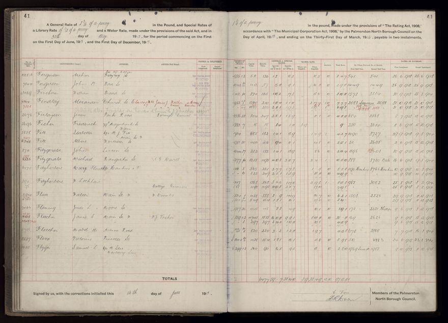 Rate book, 1913-1914 - 2021Pa_PNCC2-23-2-V21_034002-0044