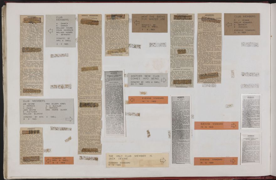 PN Amateur Swimming Club archive book