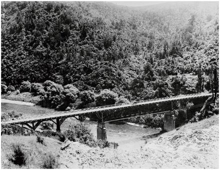 Upper Manawatu Gorge bridge, near Woodville