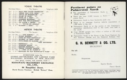 Palmerston North Diary: December 1957 - 16