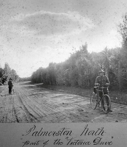 Soldier with Bicycle, Victoria Drive