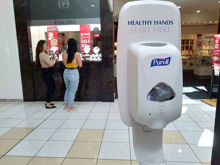 COVID-19 Sign in The Plaza