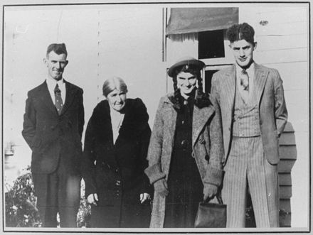 Mrs Emily Blenkiron with her family