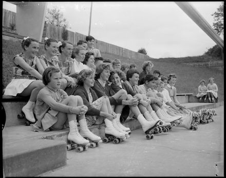 "Skaters Wait Their Turn" Championship Competition