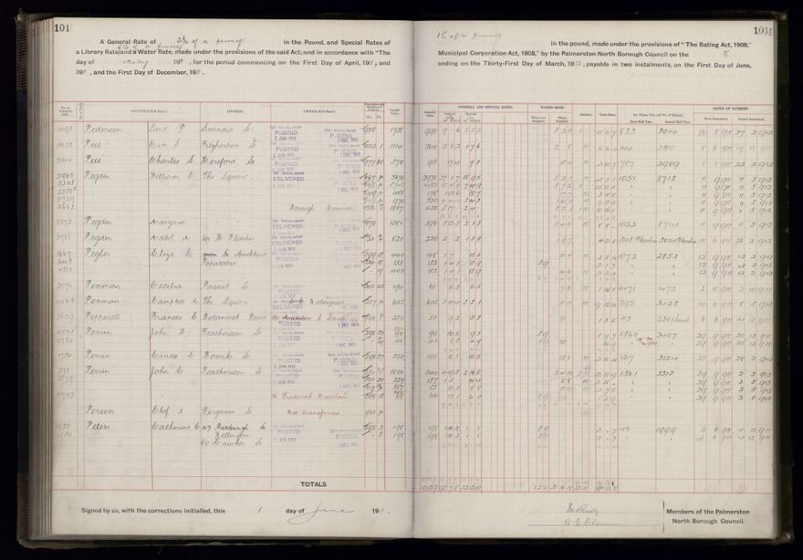 Rate book, 1911-1912 - 2021Pa_PNCC2-23-2-V19_034000-0104