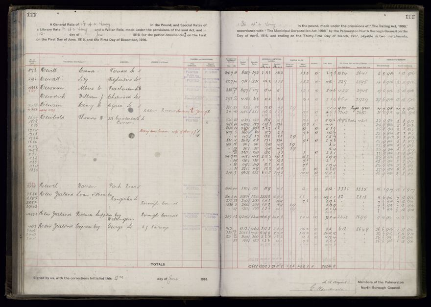 Rate book, 1916-1917 - 2021Pa_PNCC2-23-2-V24_034394-0114