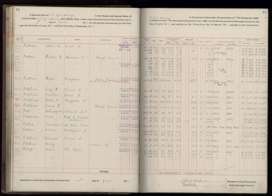 Rate book, 1912-1913 - 2021Pa_PNC2-23-2-V20_034001-0047