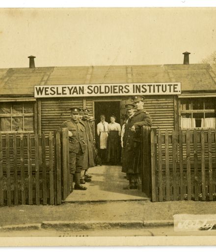 Wesleyan Soldiers Institute - postcard from Bob Eastwood