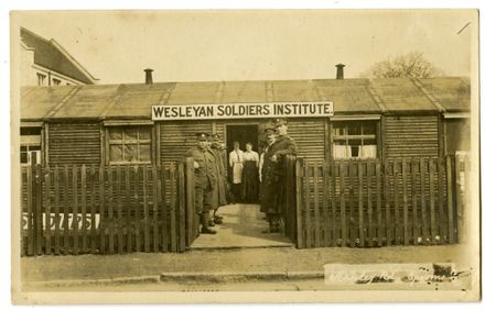Wesleyan Soldiers Institute - postcard from Bob Eastwood