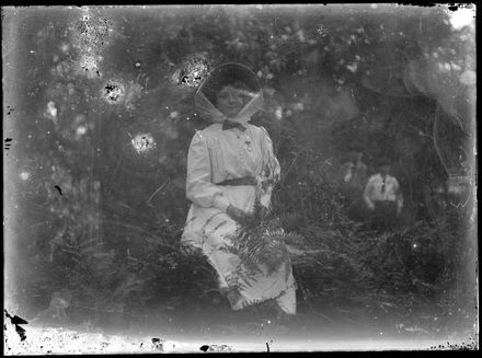 Young Woman wearing Bonnett