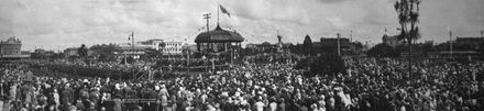 Reception for the Duke of York in The Square