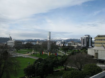 Snow over Palmerston North