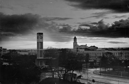 View of the Clock Tower in The Square