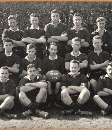 Palmerston North Technical School First XV Rugby, 1941