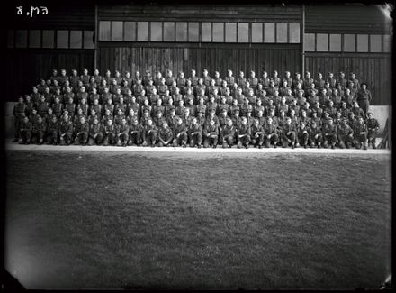 Unidentified Group of Soldiers at Awapuni Racecourse