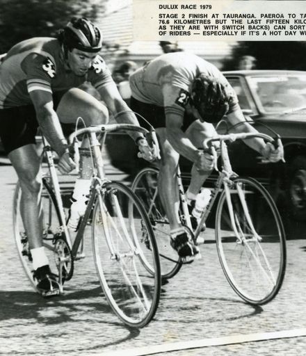 Anthony Cuff Riding in Dulux Race 1979