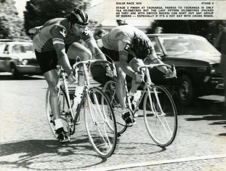 Anthony Cuff Riding in Dulux Race 1979