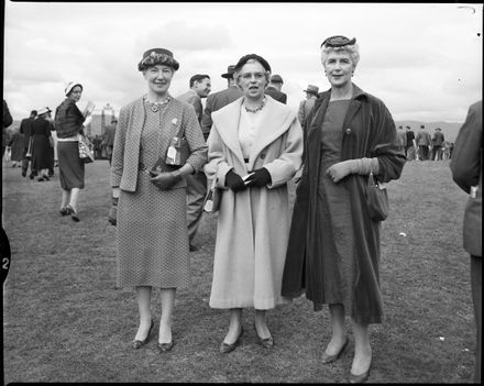 "Smart Patrons at the Manawatu Trotting Club's Meeting"