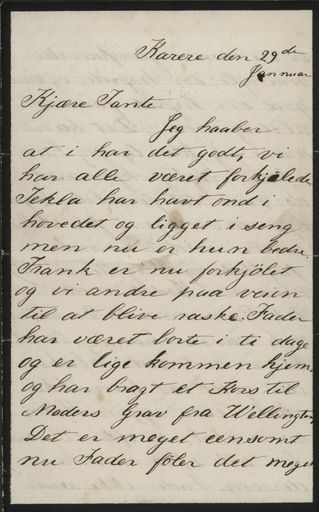 Letter from Ditlev Monrad - Resource cover image