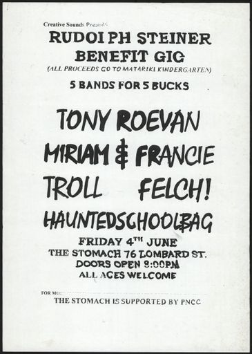 The Stomach - Rudolph Steiner Benefit Gig/The Stomach