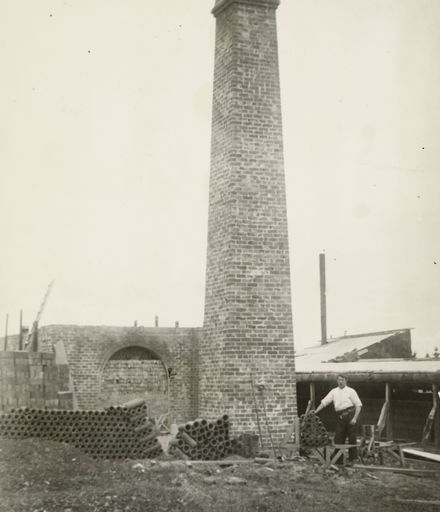 Brick kiln chimney