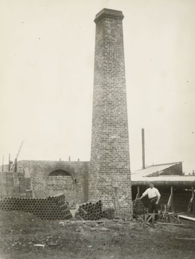 Brick kiln chimney