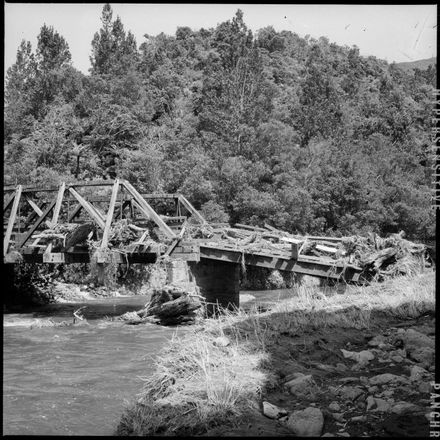 "Floodwater Damaged Bridge"
