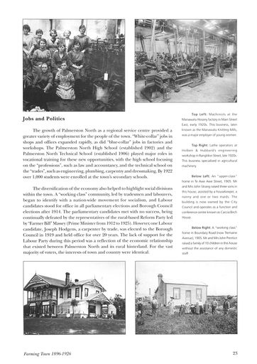 Council and Community: 125 Years of Local Government in Palmerston North 1877-2002 - Page 33