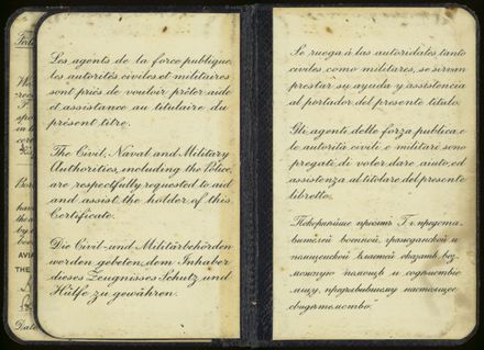 Page 3: British Empire Aviator's Certificate