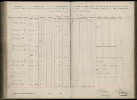 Palmerston North Rate Book, 1893 - 1896, 206