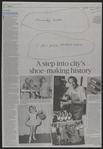 Back Issues: A step into the city's shoe-making history - Resource cover image