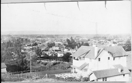 View of Feilding from the hill