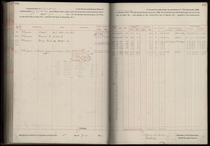 Rate book, 1912-1913 - 2021Pa_PNC2-23-2-V20_034001-0131