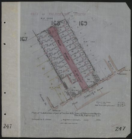 Survey Plans (subdivisions) 1902 - 1939