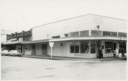 Shops at the corner of George and Main Streets