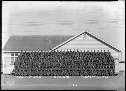 F Company, 13th Intake, Central District Training Depot, Linton - Resource cover image
