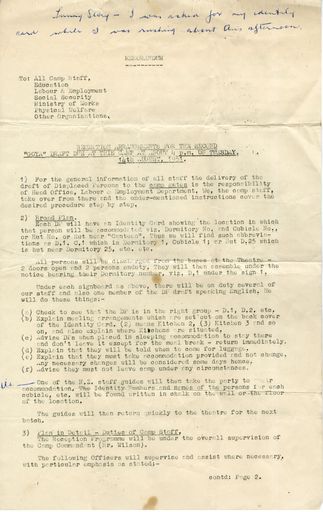 Photographs of the Displaced Persons Camp at Pahīatua