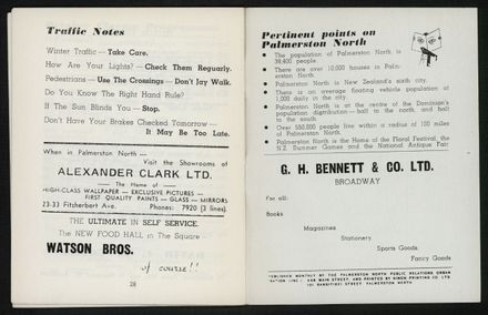 Palmerston North Diary: October 1958 16