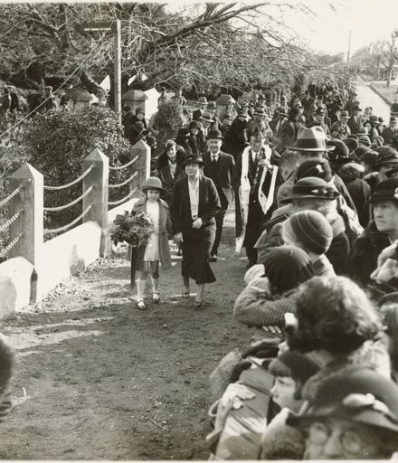 Opening of the Fitzherbert Bridge