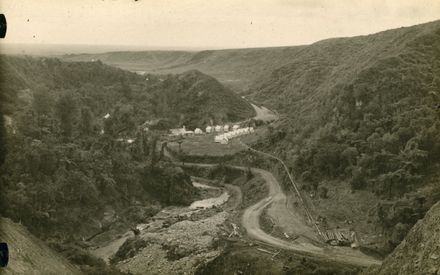 View of Workmen's Huts - Mangahao Electric Power Scheme