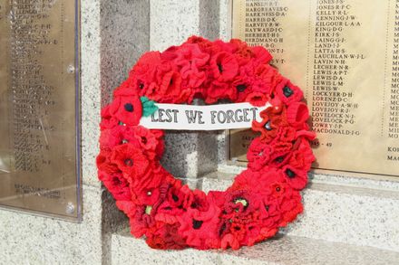 ANZAC Day 2016 - Library Memorial Wreath