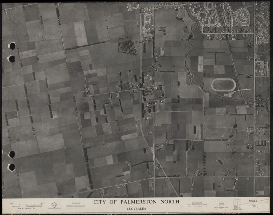 Aerial map, 1966 - Cloverlea